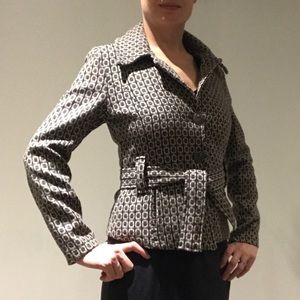 Brown Wool Checked Jacket